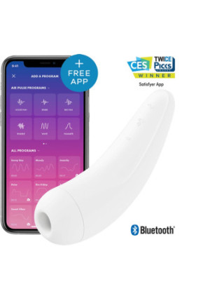 Stimulateur blanc connecté Curvy 2+ Satisfyer - CC5972400020